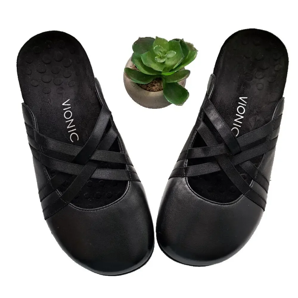 Vionic Black Flats - Picture 4 of 8
